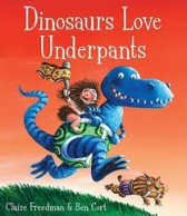 dinosaurs love underpants