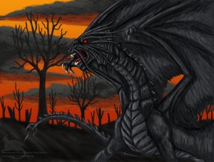 Jabberwock by Ravenfire5 Fan Art / Digital Art / Drawings / Other