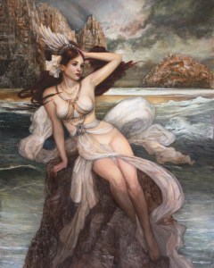Siren by PinkParasol* Traditional Art / Paintings / Fantasy©2011-2015 PinkParasol