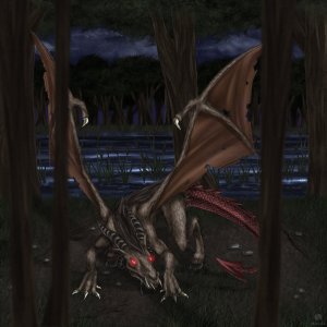 The Jersey Devil by Sparkleee-Sprinkle Digital Art / Drawings & Paintings / Macabre & Horror©2012-2015 Sparkleee-Sprinkle