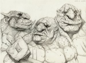 Trolls by Kimsuyeong81 Traditional Art / Drawings / Fantasy