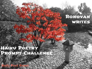 Trick or Treat: Ronovan Writes Weekly Haiku Prompt Challenge&nbsp;67